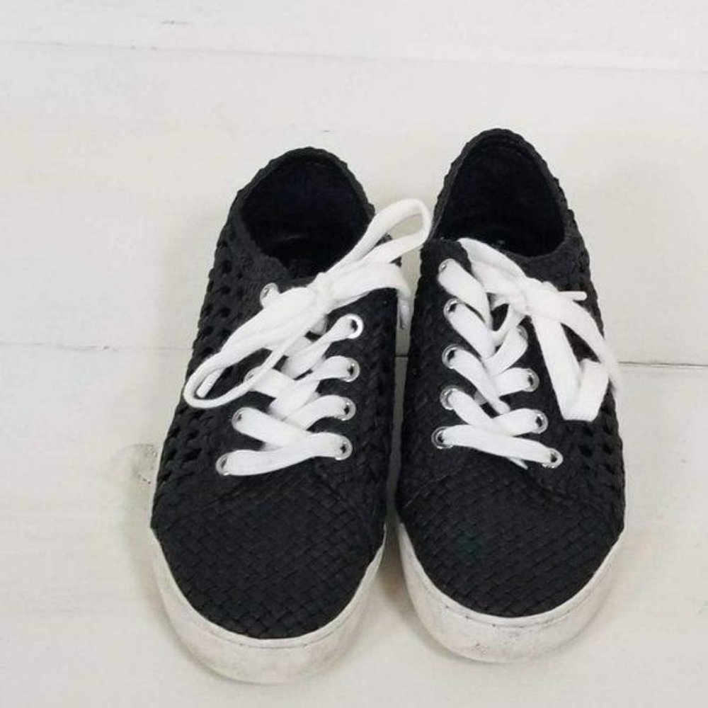 Michael Kors Black Sneaker Open Weave Size 5.5